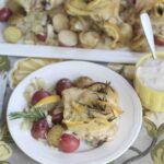 Lemon Rosemary Chicken with Rhubarb Mayo