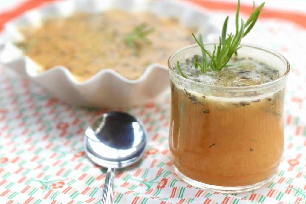 Nectarine Rosemary Chiller