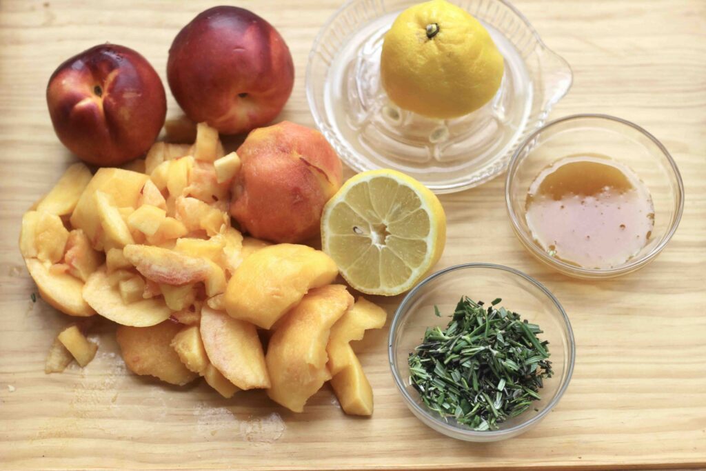 Nectarine Rosemary Chiller Ingredients