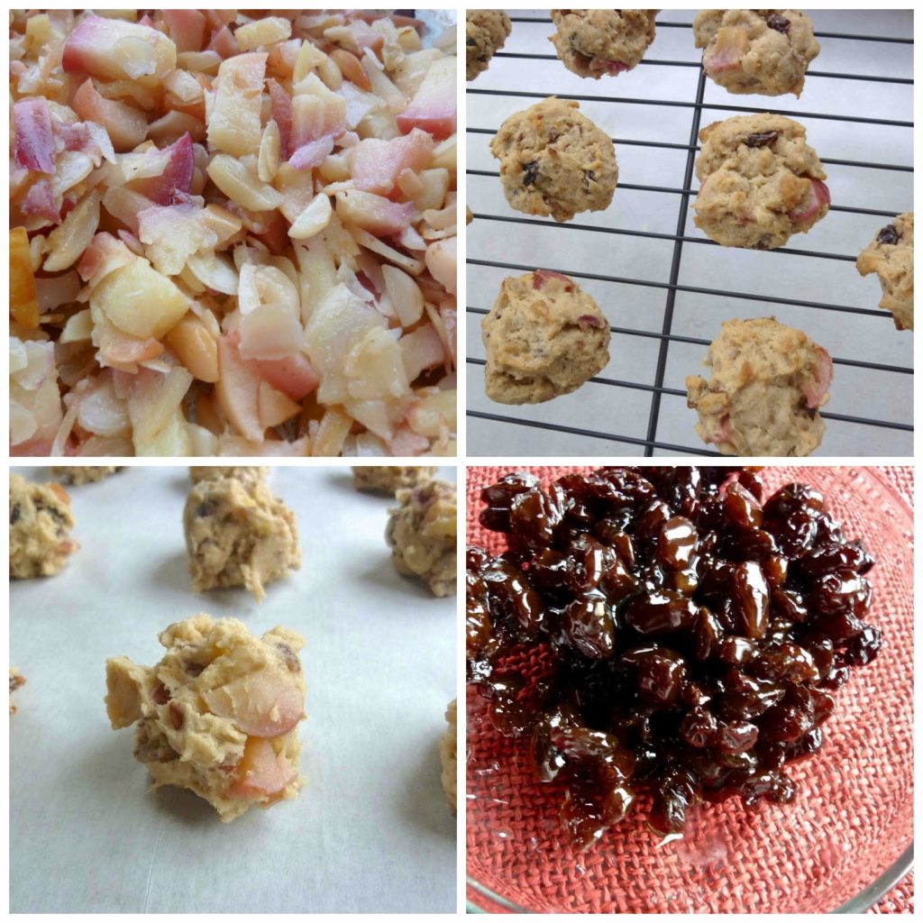 Egg Free Baked Apple Cookies collage