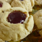 Sour Cherry Thumbprint cookies