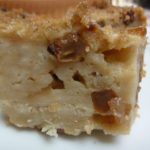 Coconut Rum Raisin Matzoh Pudding