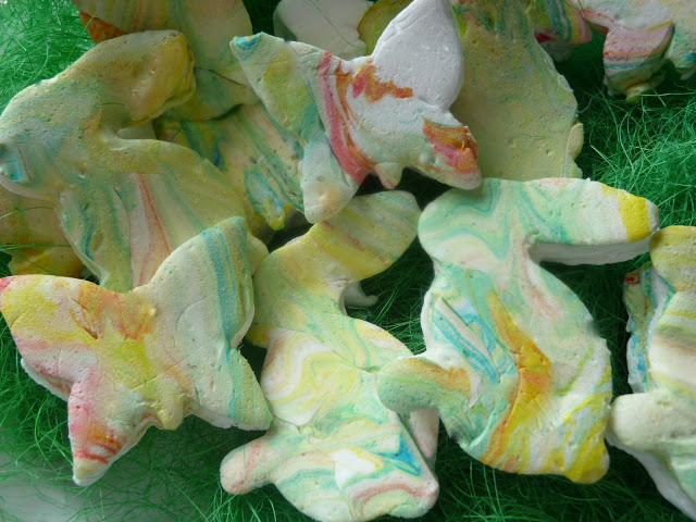 Tie-Dye Bunny and Butterfly Homemade Marshmallows