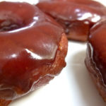 Chocolate Wine Glazed Doughnuts