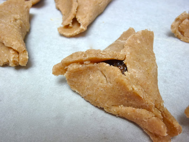Spelt Brown Sugar Hamantaschen