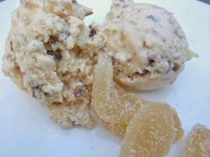 Ginger Chocolate Chip Ice Cream