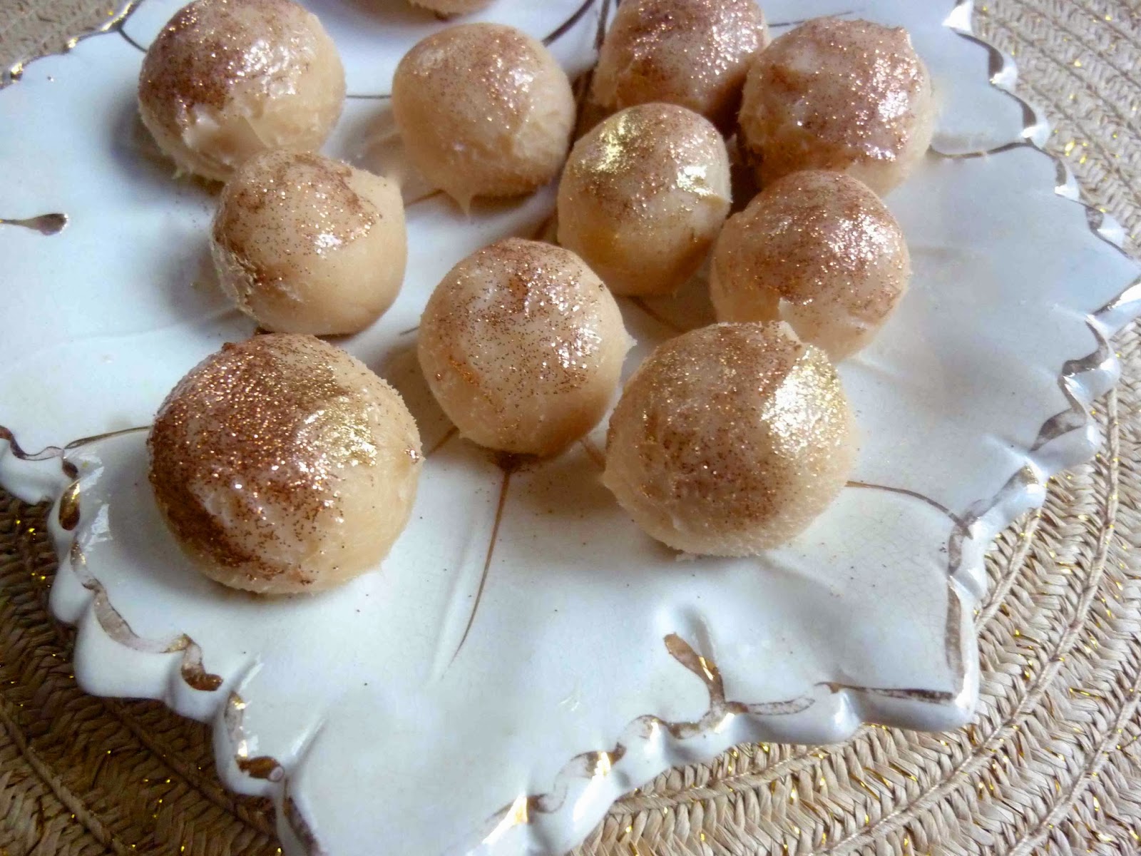 Caramel Rum White Chocolate Truffles