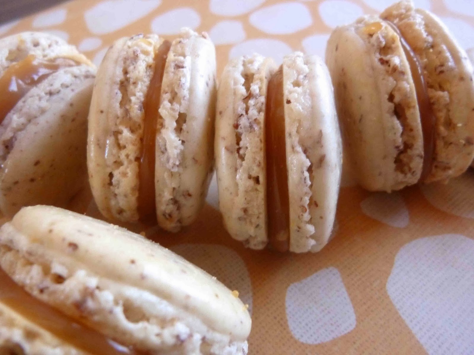 Macaron Monday: Caramel Macchiato French Macarons with Salted Caramel Filling – Diary of a Mad Hausfrau