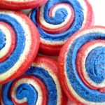 Red, White & Blue Pinwheel Cookies