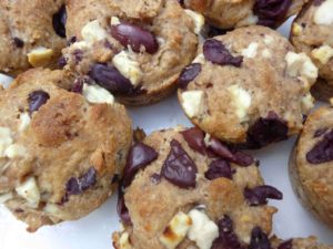 Whole wheat Kalemata Olive Rolls