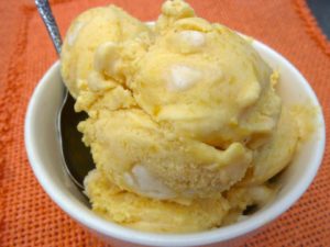 Pumpkin Marzipan Ice Cream
