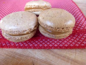 Apple Pie Spice French Macarons with Caramel filling
