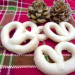 Rum Glazed Pretzel Cookies