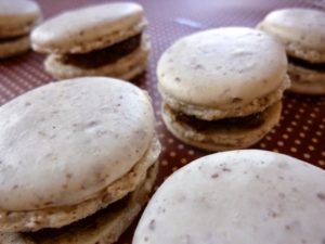 Rum Raisin French Macarons