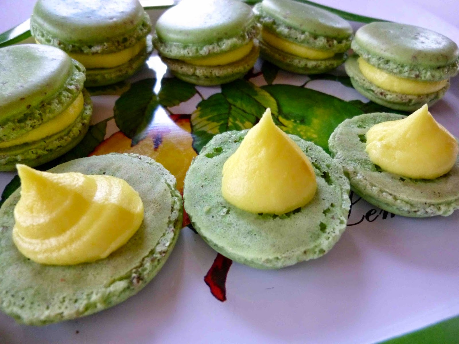 Lemon Lime French Macarons