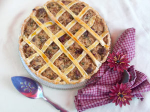 Sauerkraut Cheese Bratwurst Pie