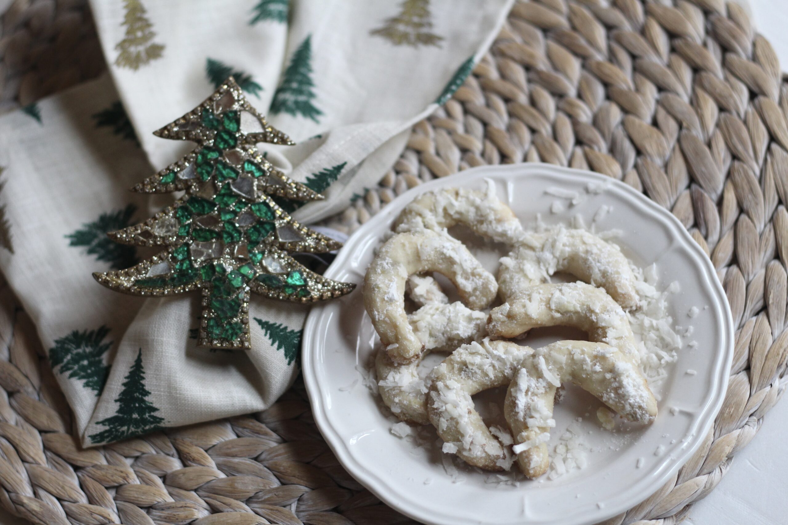 Coconut Pistachio Kipferl