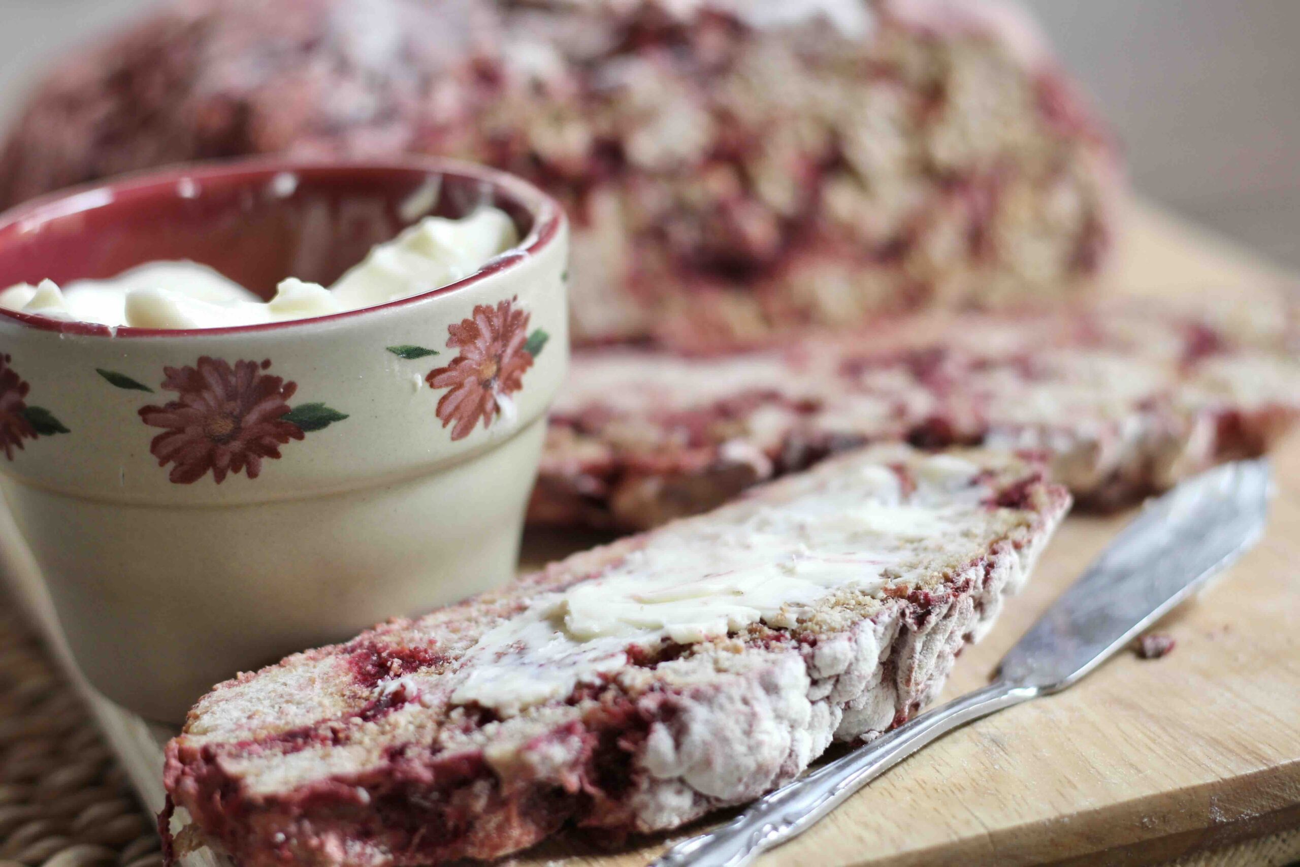 Whole Wheat Red Beet Bread