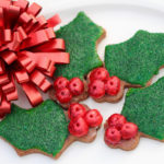 Holly Christmas Cookies
