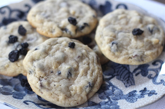 Blueberry, Chocolate Chip, Potato Chip Cookies