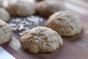Toasted Sesame Poppy Seed Coriander cookies