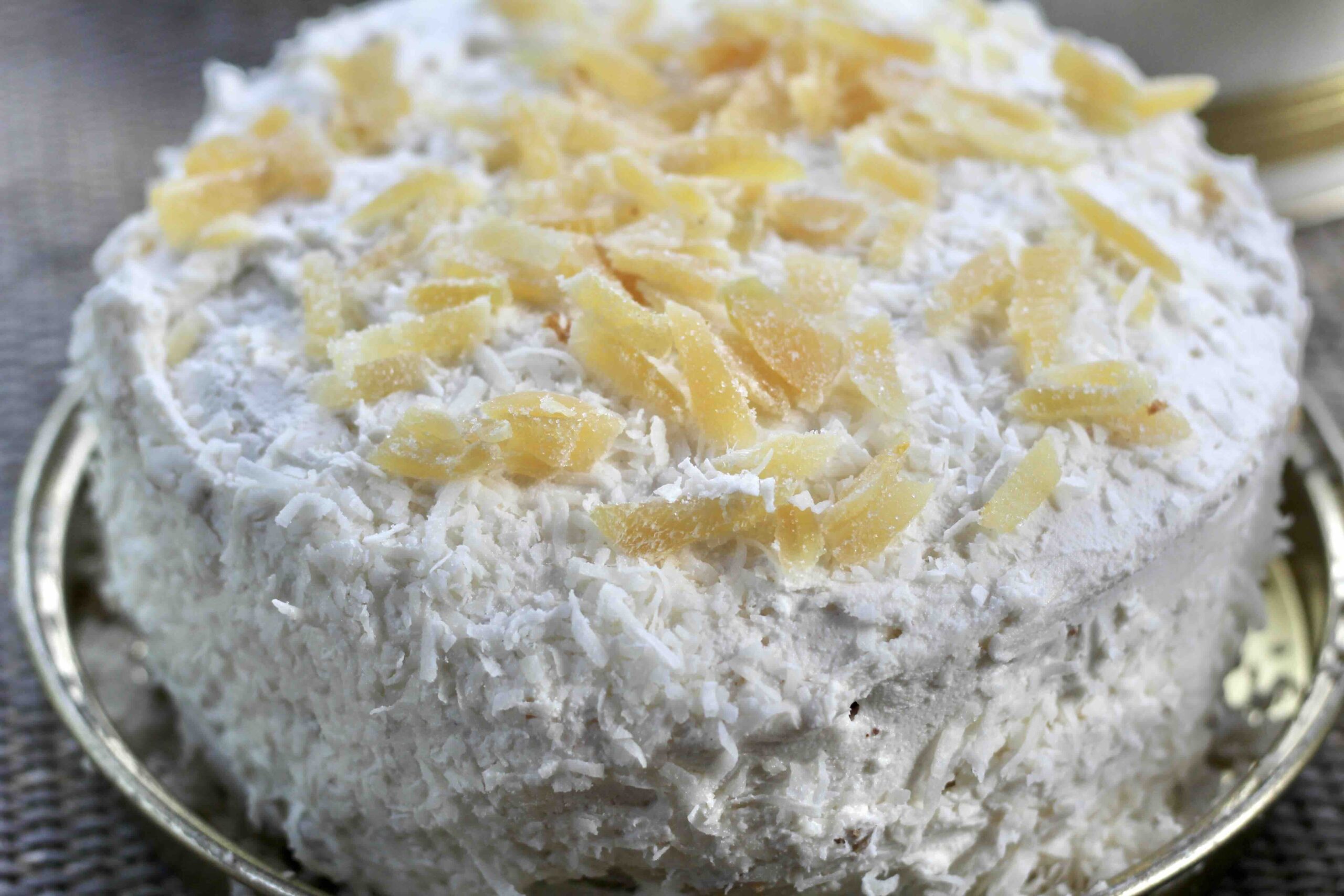 Coconut Ginger Layer Cake