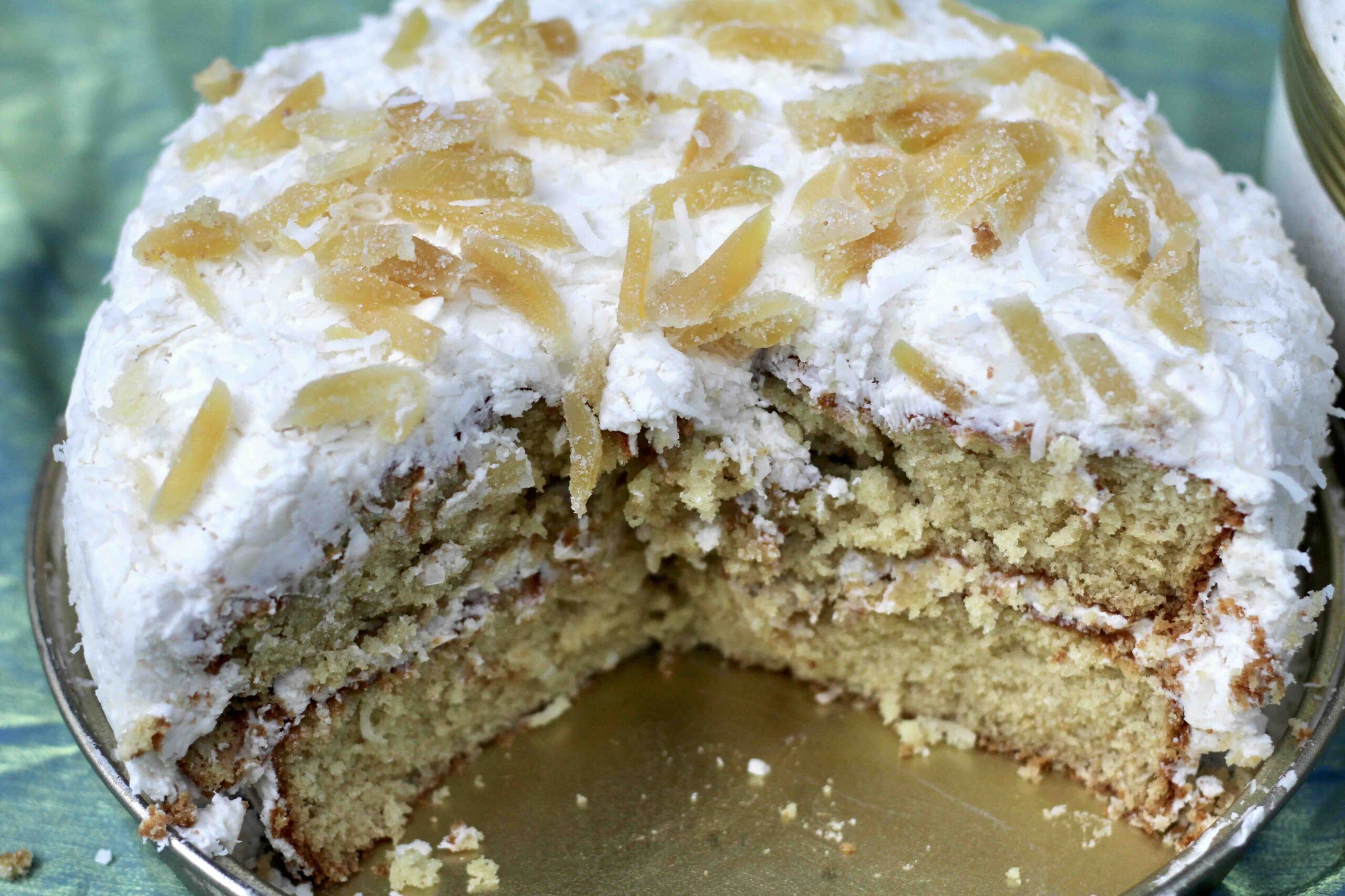 Coconut Ginger Layer Cake