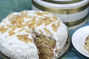 Coconut Ginger Layer Cake