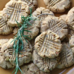 Peanut Butter Rosemary Cookies