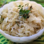 Creamy Fresh Herb Sauerkraut