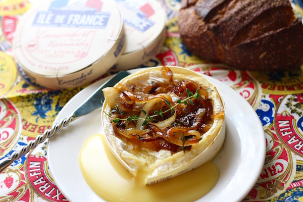 Baked Camembert with Honey Thyme Onions