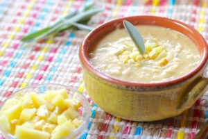 Corn Potato Sage Soup
