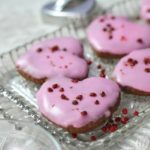 Chocolate Nut Cookies with Pink Pepper Glaze