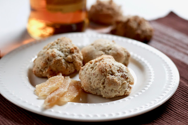 Ginger Bourbon Almond Cookies