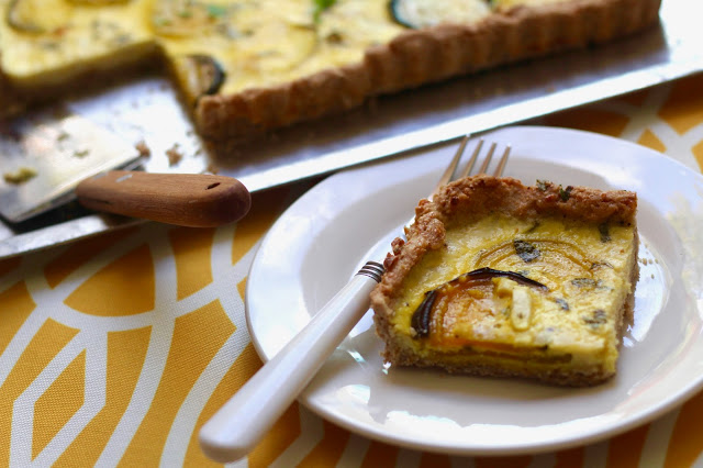 Golden Beet Feta Tarragon Tart in a Whole Wheat Crust – Diary of a Mad ...