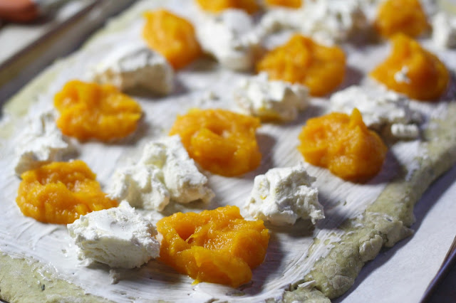 Pumpkin Goat Cheese Honey