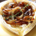 Baked Camembert with Honey Thyme Onions