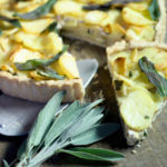 Fried Potato Gouda Sage Tart