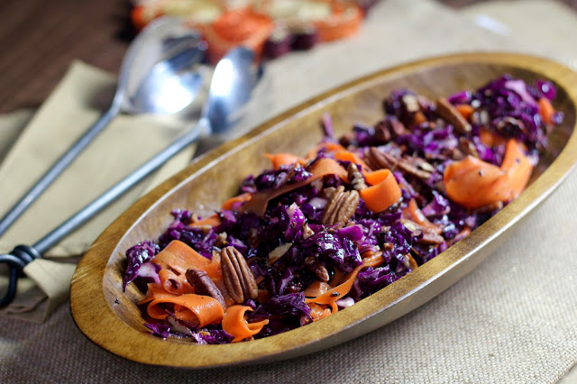 Marinated Red Cabbage Salad with Pumpkin Seeds and Vanilla