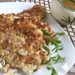 Turkey Cashew Schnitzel in Tarragon Cream Sauce
