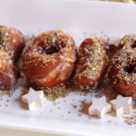 Champagne Glazed New Year's Eve Doughnuts