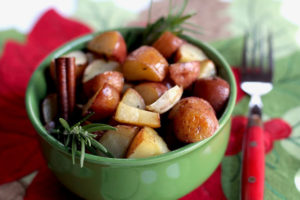 Cinnamon Rosemary Roasted Potatoes