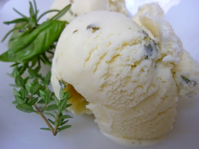 Lemon Mixed Herb Ice Cream