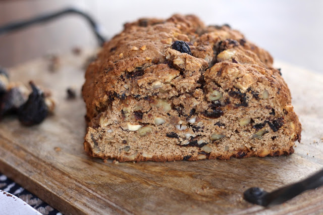No-Rise Nutty Fig Bread