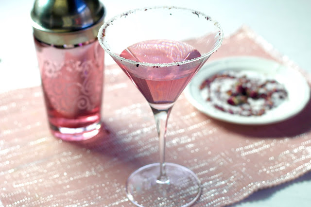 Valentine's Rose Martinis