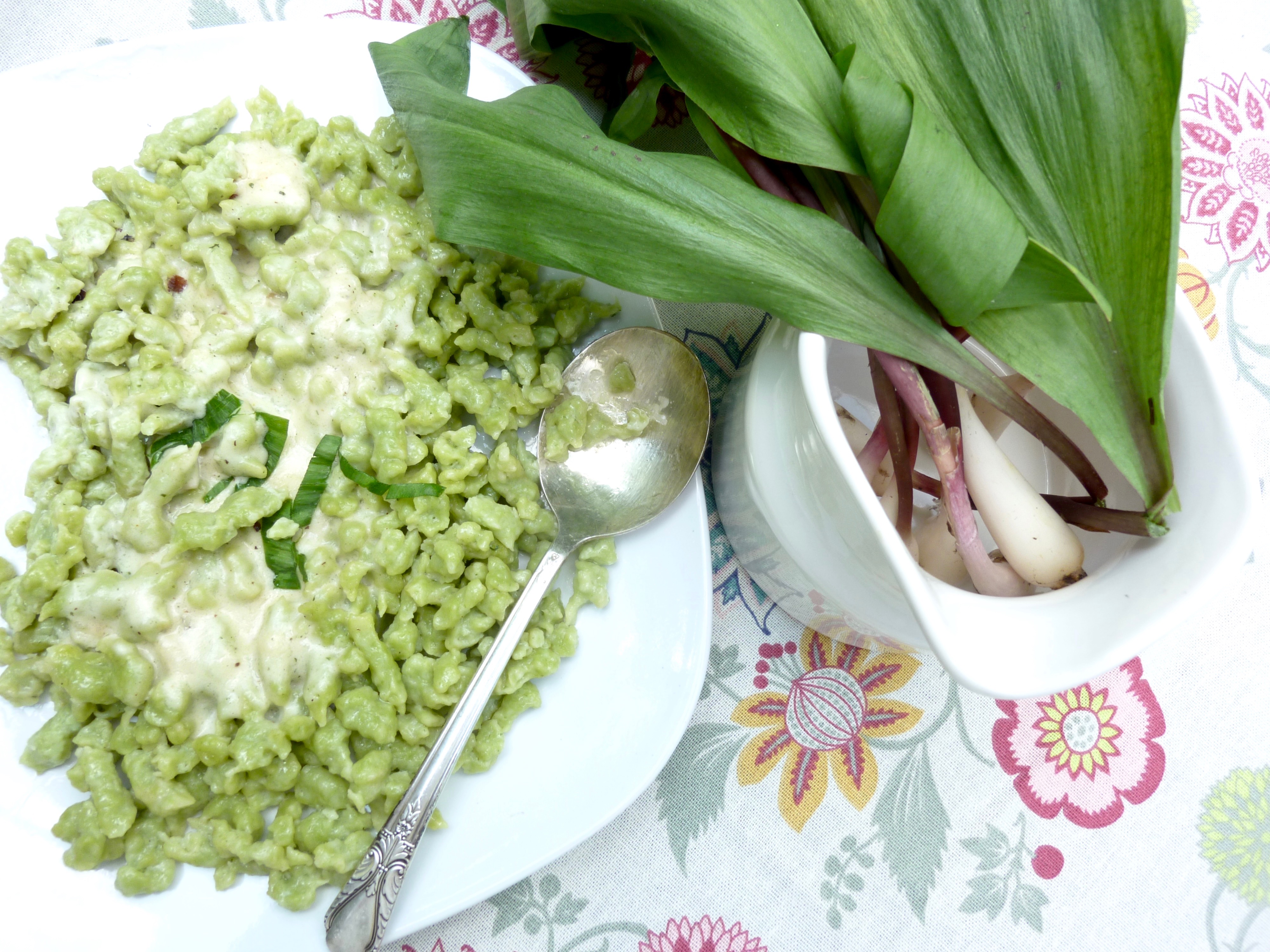 Ramp-Spaetzle-in-cream-sauce-4 Ramp Spätzle