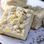 Lemon Lavender Buttermilk Streusel Cake