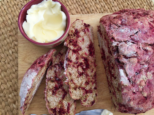 Whole Wheat Red Beet Bread