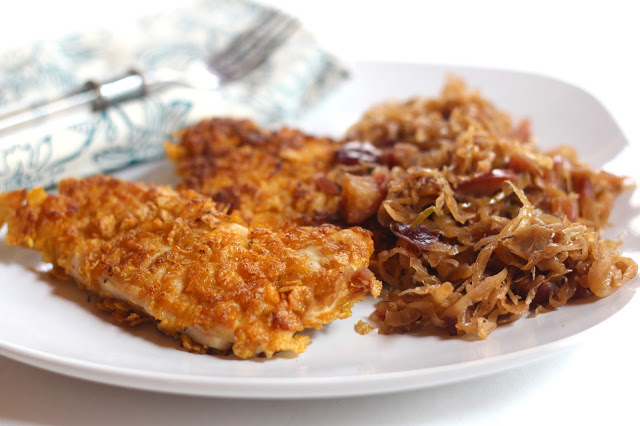 Cornflakes-Coated Turkey Chops