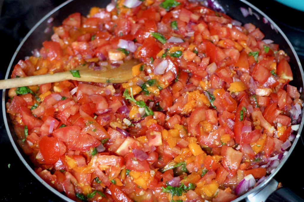 Chilled Tomato Apricot Basil Soup